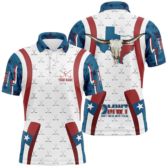 Custom Mens Texas Golf Shirt, Custom Name Patriotic Shirt Funny Golf Shirts For Men, Best Golf Gifts