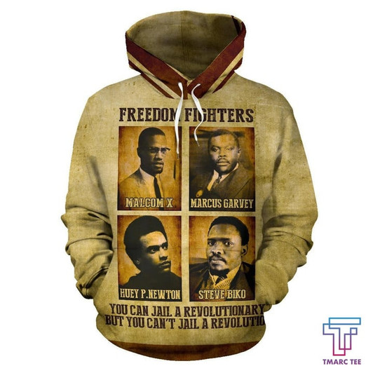 FUNSTUFFPRINT  African Hoodie - Africa Black Civil Leaders 3D Hoodie and Zip Hoodie