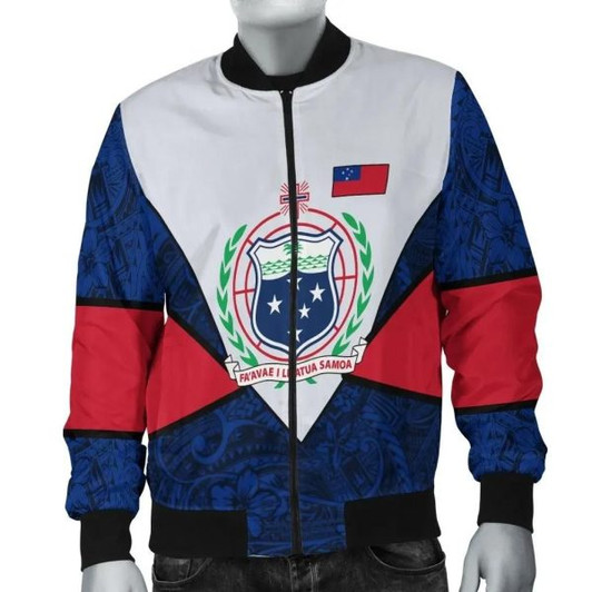 FUNSTUFFPRINT Bomber Jacketamoa Polynesian – Legend of Samoa 3D Bomber Jacket