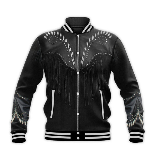 FUNSTUFFPRINT Cowboy Jacket Cosplay 3D Over Printed Unisex 3D Baseball Jacket S3VJ-10000