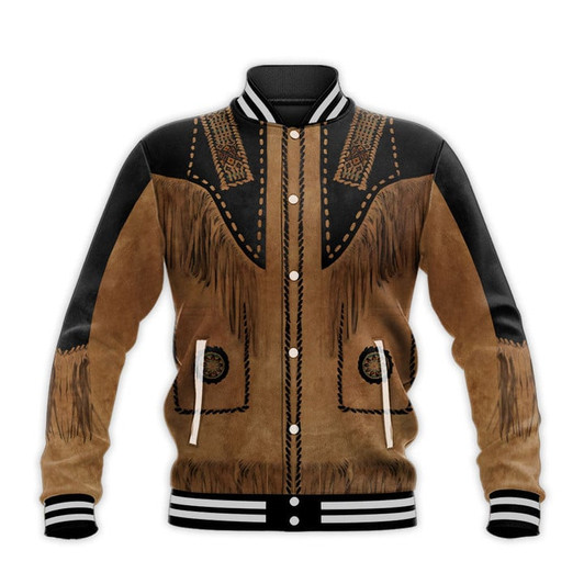 FUNSTUFFPRINT Cowboy Jacket Cosplay 3D Over Printed Unisex Jacket 3D Baseball Jacket S3VJ-10002