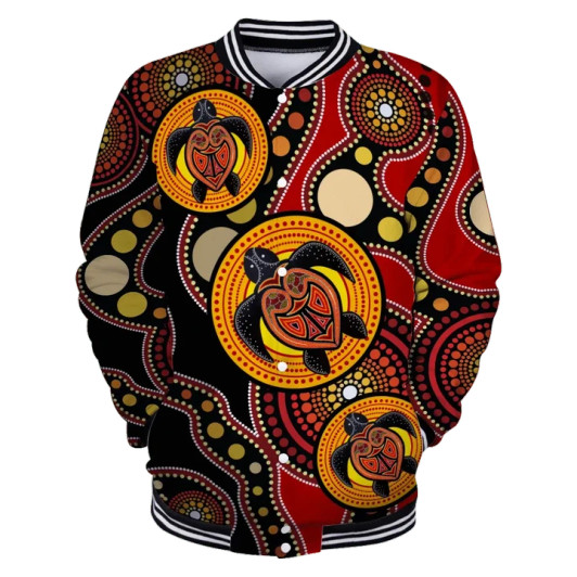 FUNSTUFFPRINT Aboriginal Australia In my heart Baseball Jacket For Men And Women 3D Baseball Jacket S3VJ-10071