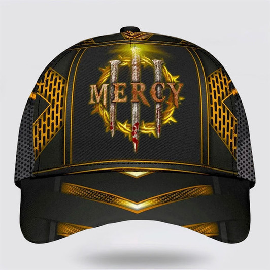 FUNSTUFFPRINT Mercy Nails Crown Of Thorns Classic Hat All Over Print - Christian Hats for Men and Women