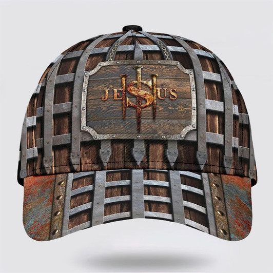 FUNSTUFFPRINT Jesus With 3 Nails Classic Hat All Over Print - Christian Hats for Men and Women