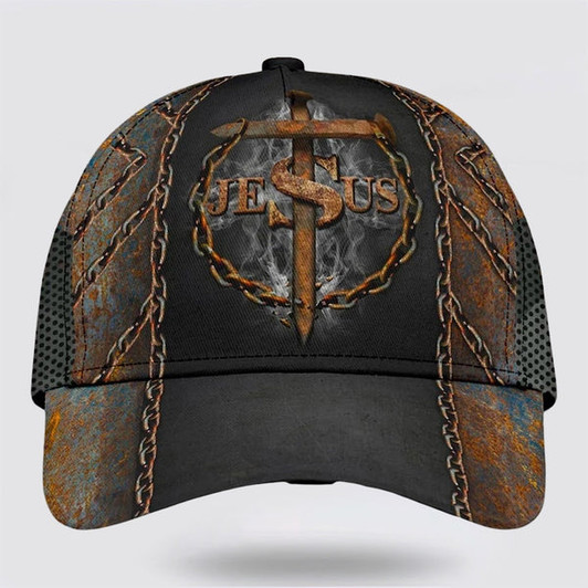 FUNSTUFFPRINT Jesus Cross Nails Baseball Cap - Christian Hats for Men and Women