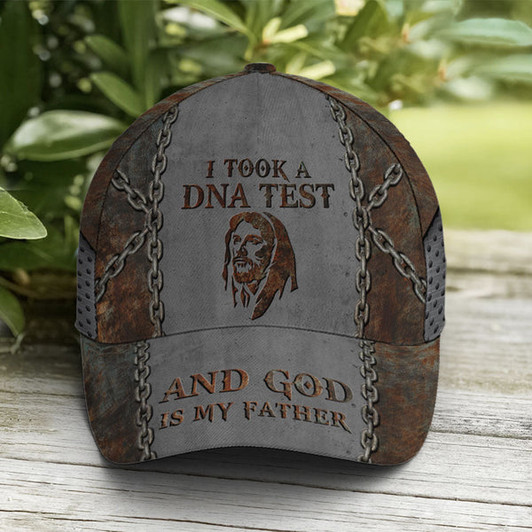 FUNSTUFFPRINT Baseball Cap For God Lovers Chain Rust And Metallic
