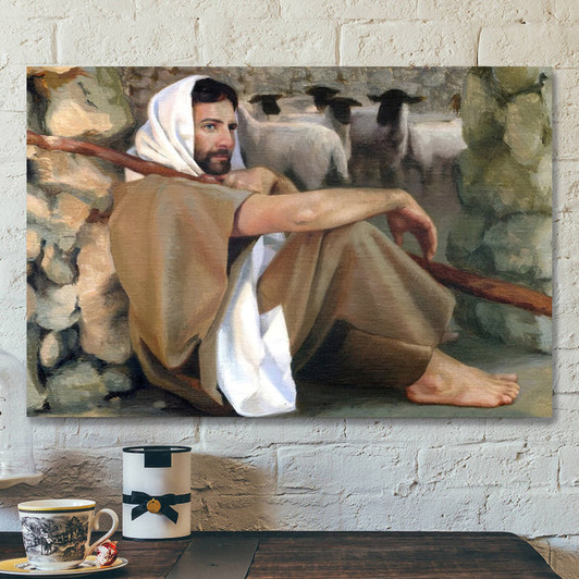 The Gate - Jesus Wall Pictures - Jesus Canvas Painting - Jesus Poster - Jesus Canvas - Christian Gift - Ciaocustom
