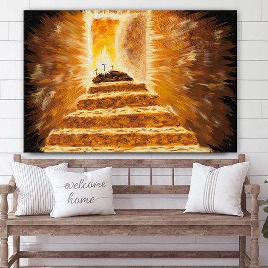 The Empty Tomb Canvas Pictures - Easter Canvas - Christian Canvas Wall Art