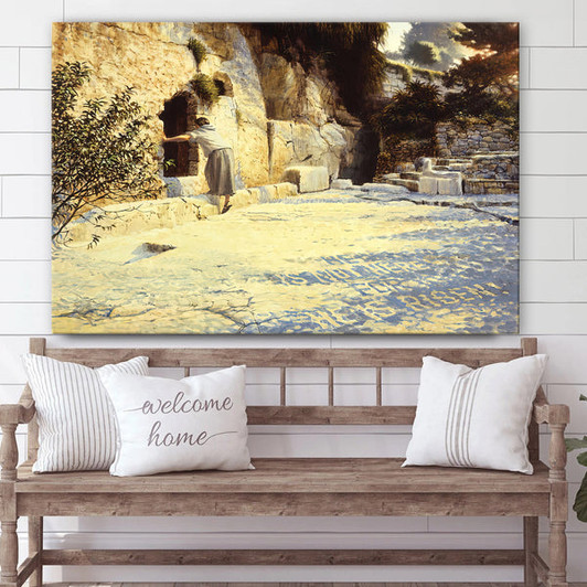 Jesus Resurrection The Empty Tomb 1 Canvas Pictures - Easter Canvas - Christian Canvas Wall Art