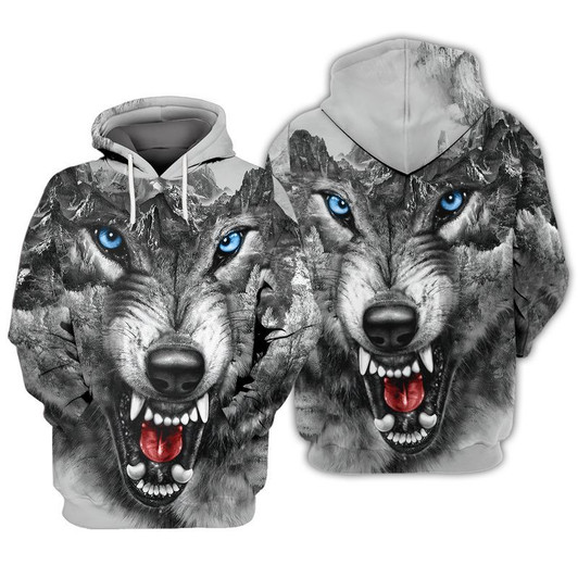 FUNSTUFFPRINT 3D Full Print - Talk The Talk  3D Hoodie and Zip Hoodie