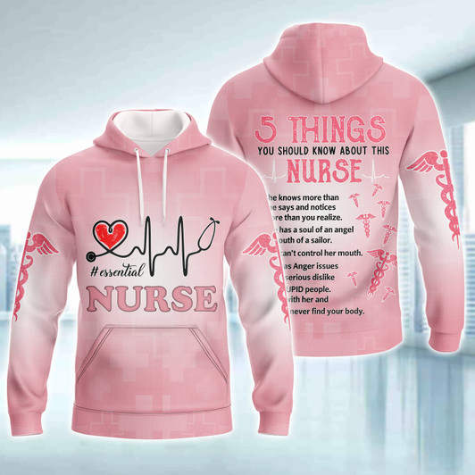 FUNSTUFFPRINT Nurse   3D Hoodie and Zip Hoodie