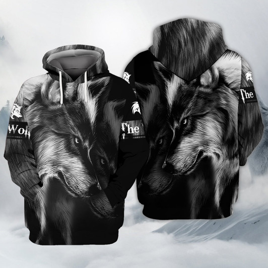 FUNSTUFFPRINT Wolf   3D Hoodie and Zip Hoodie