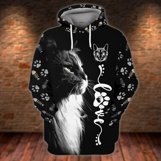FUNSTUFFPRINT Cats 3D Shirts Design  3D Hoodie and Zip Hoodie