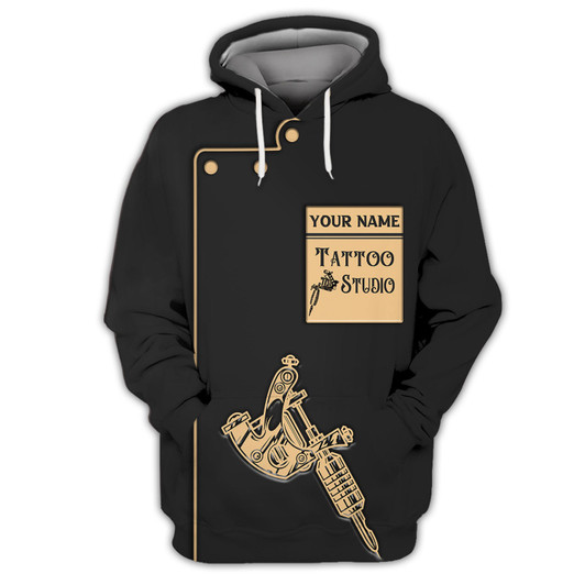 FUNSTUFFPRINT Tattoo Artist Personalized T-Shirt Classic Tattoo Uniform Tee  3D Hoodie and Zip Hoodie