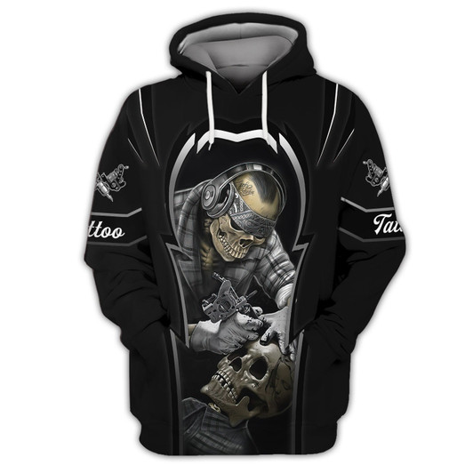 FUNSTUFFPRINT Latest Tattoo Artist Shop   3D Hoodie and Zip Hoodie