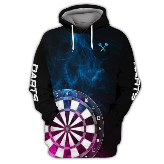 FUNSTUFFPRINT  Darts Dark  3D Hoodie and Zip Hoodie