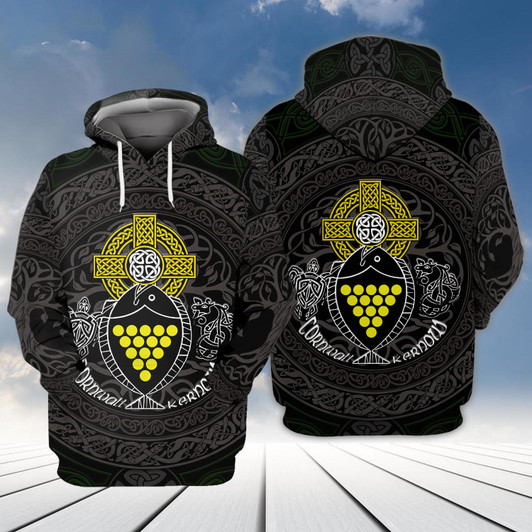 FUNSTUFFPRINT Cornwall   3D Hoodie and Zip Hoodie