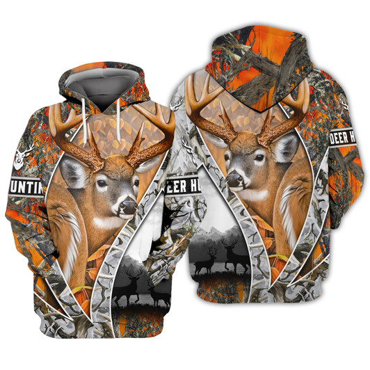 FUNSTUFFPRINT  Hunting - Full Print 3D Hoodie and Zip Hoodie