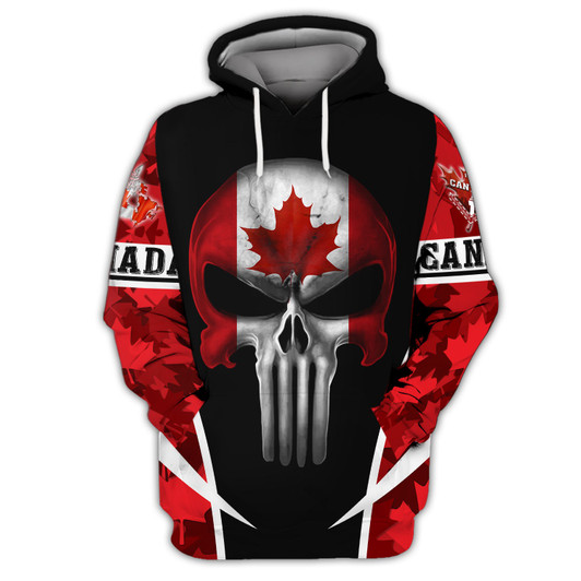 FUNSTUFFPRINT  Canada Your Heart Will Always Be 3D Hoodie and Zip Hoodie