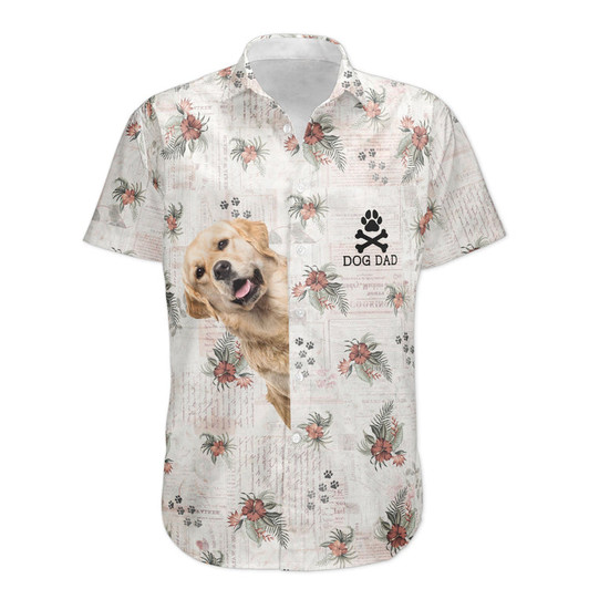 Personalized Custom Photo Hawaiian Shirt - Loving, Birthday Gift For Dog Dad, Dog Lover, Dog Owner