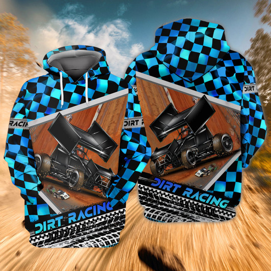 FUNSTUFFPRINT Dirt Racing   3D Hoodie and Zip Hoodie