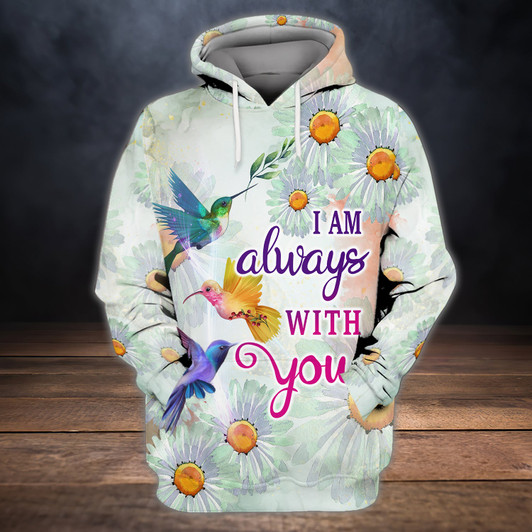FUNSTUFFPRINT  I'm always with you   3D Hoodie and Zip Hoodie