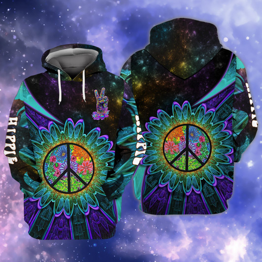 FUNSTUFFPRINT Hippie - 3D Full Print 194  3D Hoodie and Zip Hoodie