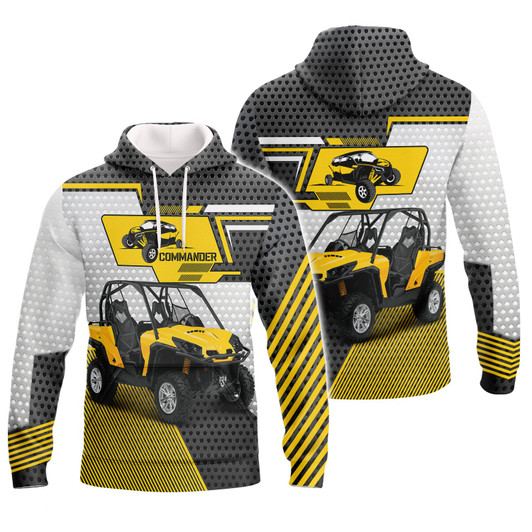 FUNSTUFFPRINT   Commander 3D Full Print   3D Hoodie and Zip Hoodie
