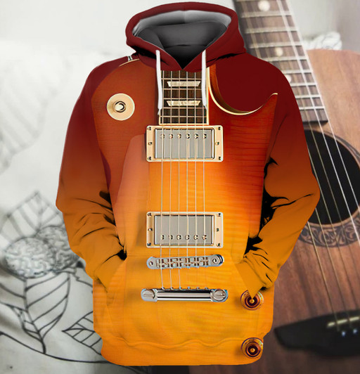 FUNSTUFFPRINT  ELECTRIC GUITAR ZM1U9     3D Hoodie and Zip Hoodie