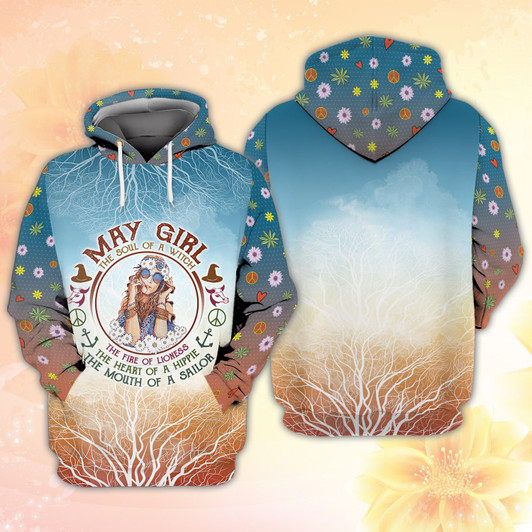 FUNSTUFFPRINT   May Girl - 3D Full Print    3D Hoodie and Zip Hoodie