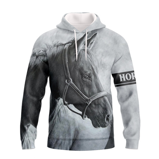 FUNSTUFFPRINT  Love Horse 3D Full Print     3D Hoodie and Zip Hoodie