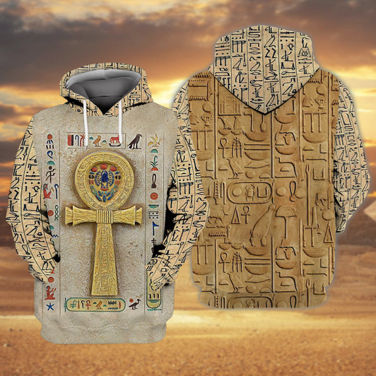 FUNSTUFFPRINT Egypt -  Full Print    3D Hoodie and Zip Hoodie