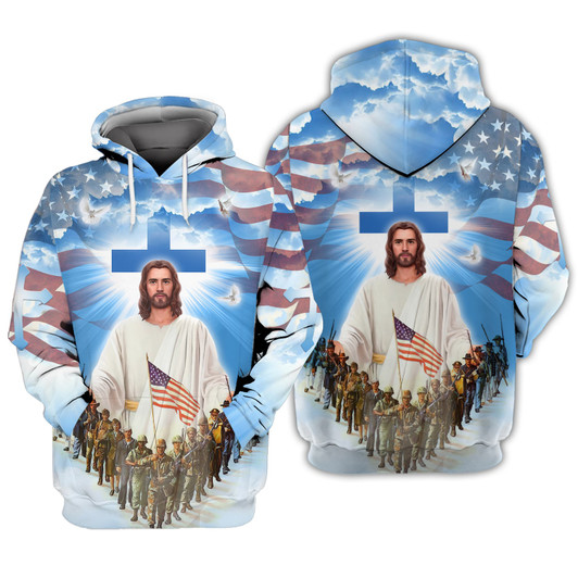 FUNSTUFFPRINT   Veteran God - 3D Full Print    3D Hoodie and Zip Hoodie