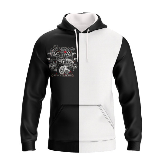 FUNSTUFFPRINT   Greaser Outlaw    3D Hoodie and Zip Hoodie