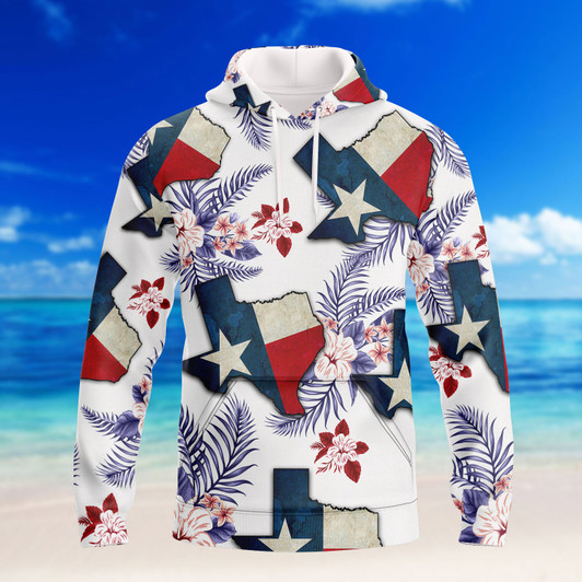 FUNSTUFFPRINT  Texas -  Full Print   3D Hoodie and Zip Hoodie