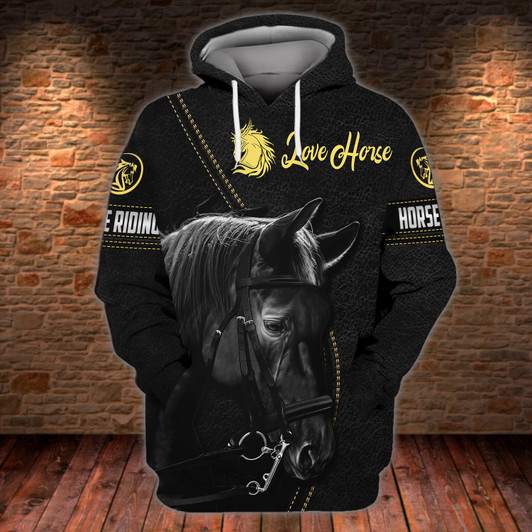 FUNSTUFFPRINT Horse 02  3D Hoodie and Zip Hoodie