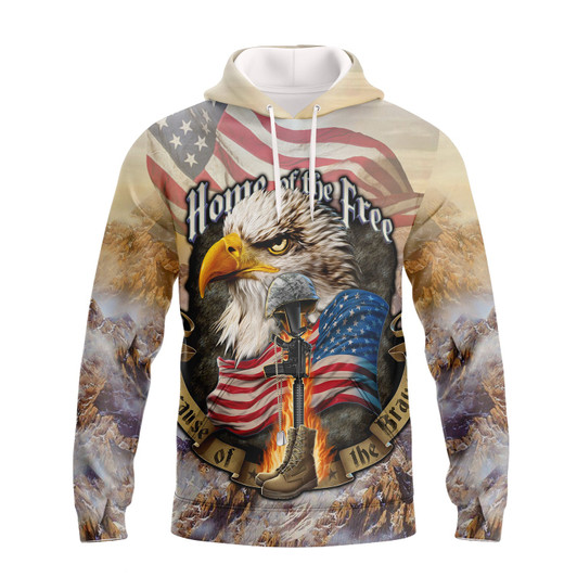 FUNSTUFFPRINT Eagle American - Independence Day Is Coming  3D Hoodie and Zip Hoodie