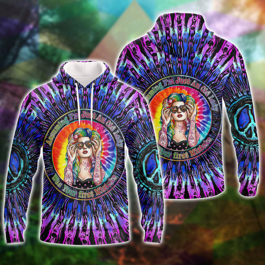 FUNSTUFFPRINT Hippie - 3D Full Print HTL  3D Hoodie and Zip Hoodie