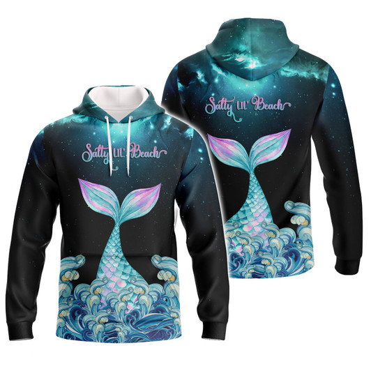 FUNSTUFFPRINT Mermaid -  Full Print 3D Hoodie and Zip Hoodie