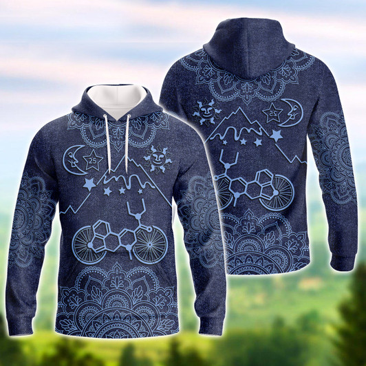 FUNSTUFFPRINT Bicycle- Full Print 3D Hoodie and Zip Hoodie