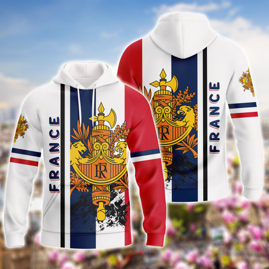 FUNSTUFFPRINT France - Full Print   3D Hoodie and Zip Hoodie