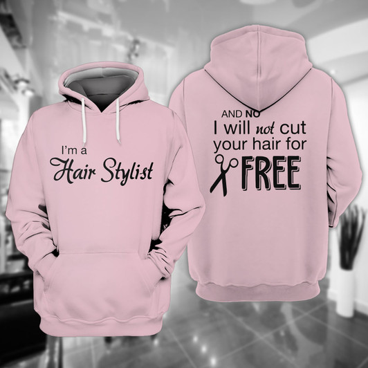 FUNSTUFFPRINT Hair Stylist Full Print 3D Hoodie and Zip Hoodie