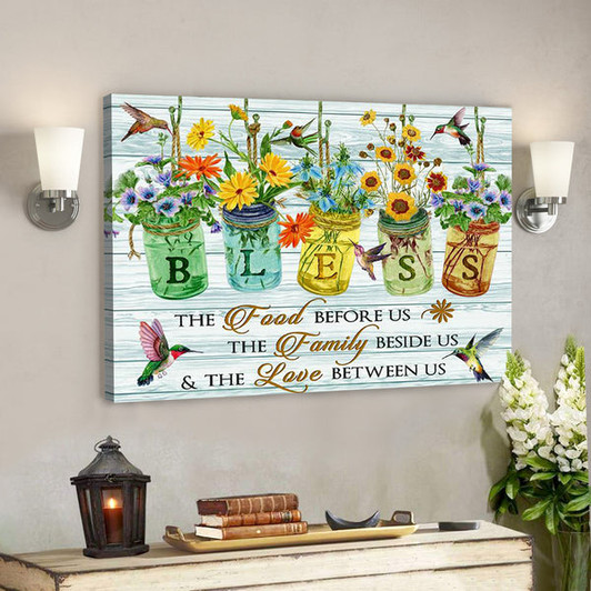 Hummingbird- Bless - Bible Verse Canvas - Scripture Canvas Wall Art - Ciaocustom