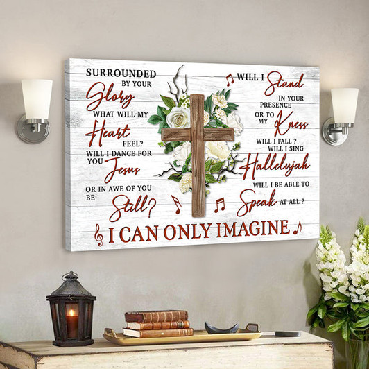 Surrounded by Your Glory What Will My Heart Feel Canvas 1 - Bible Verse Canvas Wall Art - Scripture Canvas - Ciaocustom