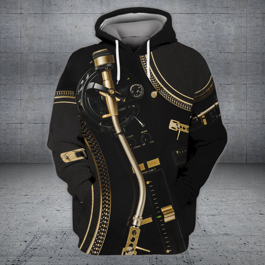 FUNSTUFFPRINT  Dj Full Print 3D 87  3D Hoodie and Zip Hoodie