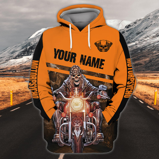 FUNSTUFFPRINT Custom Name-Hoodie-Motorpsycho  3D Hoodie and Zip Hoodie