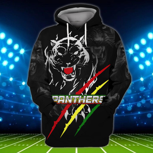FUNSTUFFPRINT Panthers - Personalized Name  3D Hoodie and Zip Hoodie
