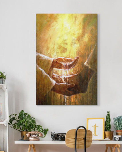 Jesus washing feet art Canvas Prints