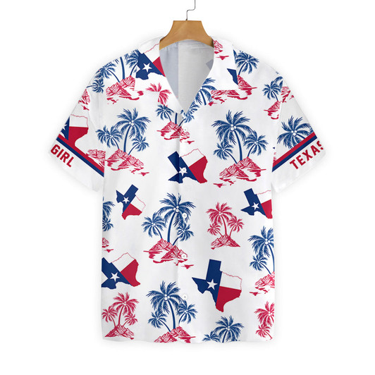 Texas Hawaiian Shirt Royal Blue Bluebonnet Longhorn, Hawaiian shirts for men, Women