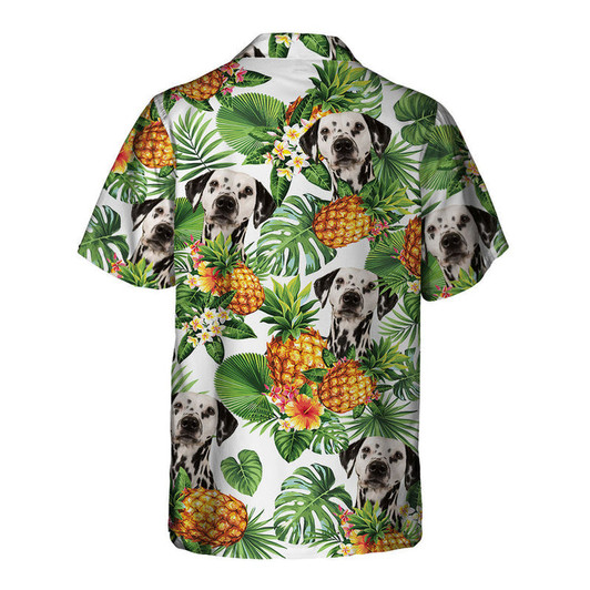 Dalmatian Tropical Pattern Hawaiian Shirt, Dog lover Hawaiian Shirt, summer gift for men and women